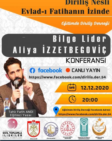 KONFERANSIMIZ BUGÜN 20.00 DA!