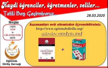 28.03.2020 TARİHLİ YARIŞMAMIZIN SONUÇLARI BELLİ OLDU.