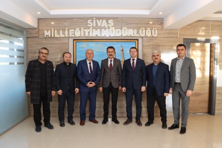 Yönetim Kurulu Üyelerimiz ile İl Milli Eğitim Müdürümüz Ergüven ARSLAN' ı Ziyaret Ettik.
