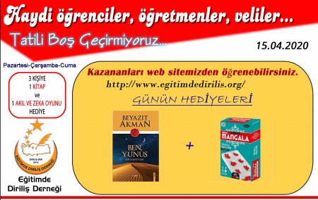 15. 04. 2020 TARİHLİ YARIŞMAMIZ SONUÇLARI BELLİ OLDU.