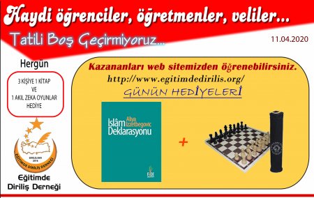 11.04.2020 TARİHLİ YARIŞMAMIZ SONUÇLARIMIZ BELLİ OLDU.