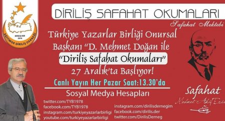 DİRİLİŞ SAFAHAT OKUMALARI DERSLERİ BAŞLADI.